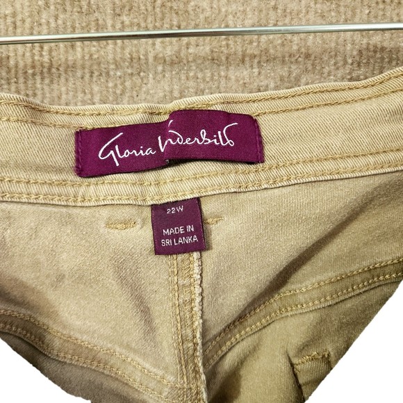 Gloria Vanderbilt Amanda Straight Jeans Women's Size 22W Cotton Blend - Picture 4 of 8